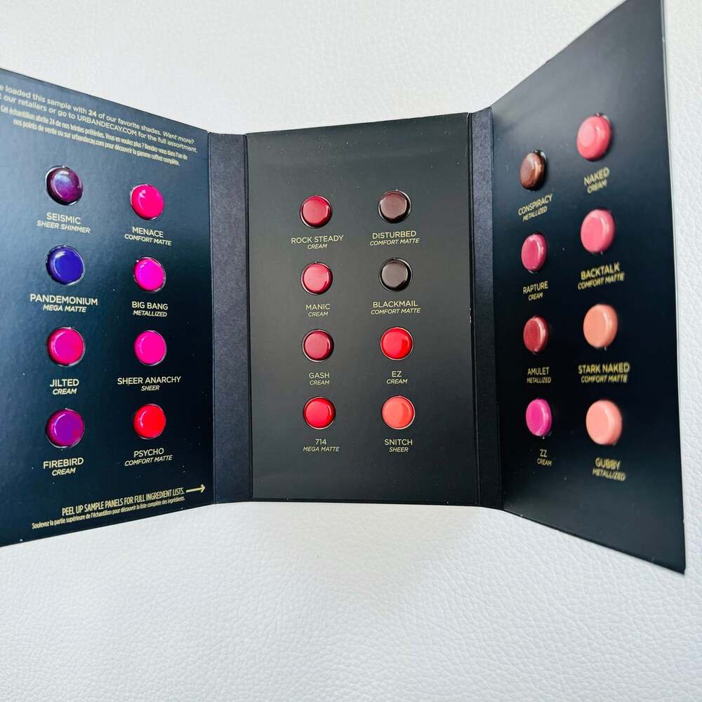 Urban Decay Vice Lipstick 24 shade sample